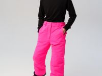 Брюки текстильные с полиуретановым покрытием для девочек