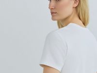 Базовая футболка из плотного хлопка, Белый