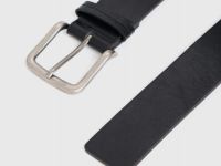 Ремень с широкой пряжкой, Черный