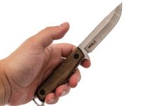 Нож General X1 RedSteel, сталь AUS-8 SW, тактический нож, рукоять орех