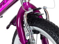 Детский велосипед Novatrack Novara 14, год 2022, цвет Фиолетовый
