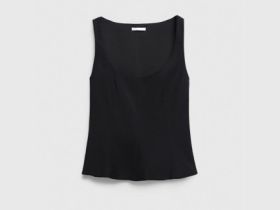 Топ с баской, Черный