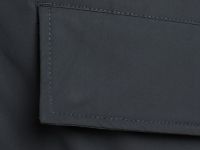 Утеплённая парка с капюшоном, Серый