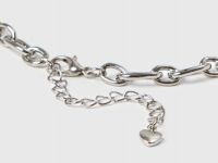 Цепочка с подвеской для девочек, Серебряный