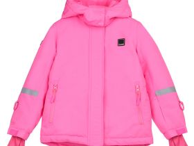 Куртка текстильная с полиуретановым покрытием для девочек