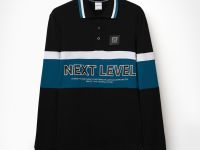 Джемпер трикотажный с воротником поло для мужчин