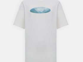 Футболка из хлопка с принтом