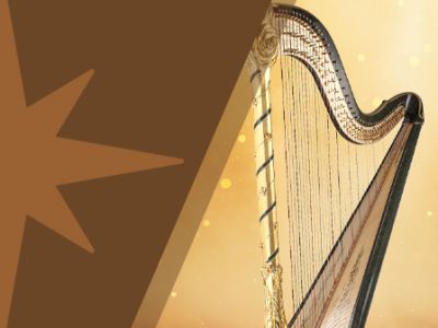 Рождество при свечах: орган и арфа