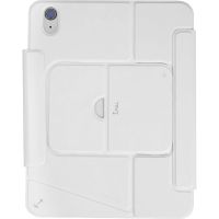 Чехол-книжка WIWU Classic Rro Magnetic для Apple iPad 10 (2022)/iPad 11 (2025) (полиуретан с подставкой) (JD-107) (белый/оранжевый)