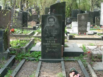 Могила - Бабий Василий Васильевич (1920-1986), Герой Советского Союза