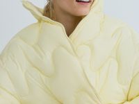 Короткая утеплённая куртка, Желтый