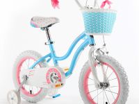 Детский велосипед Royal Baby Stargirl 12, год 2024, цвет Голубой