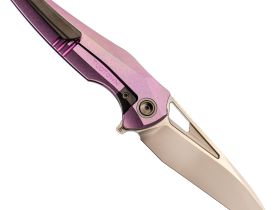 Складной нож TUOTOWN Magpie, сталь M390, рукоять Crystal Titanium Purple