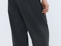 Джоггеры из эластичной ткани, Серый