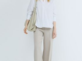 Рубашка из хлопка, Белый