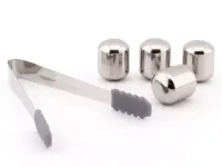 Охлаждающие камни для напитков Xiaomi Circle Joy Ice Cubes 4шт стальные (CJ- BK01) (серебристый)