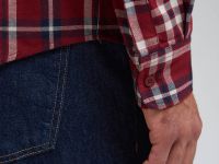 Рубашка из хлопковой фланели в клетку