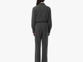 Женский комбинезон Lacoste стандартного кроя с поясом и воротником-поло