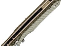 Складной нож Remette Rhino, сталь Sandvik 14C28N, рукоять микарта, зеленый