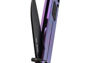 Складной нож Mr.Blade Style blackwashed сталь N690, рукоять Violet Titanium