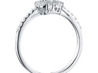 Кольцо из белого золота с бриллиантами э4701кц12200951