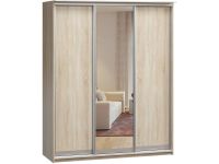 Шкаф-купе Байкал 3-160x200 Дуб Сонома 1 зеркало