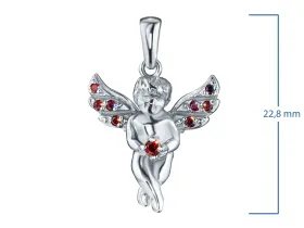 Подвеска из серебра с гранатами э0606пд11250368