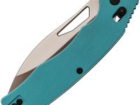 Складной нож Obertech ns-01 Drop point satin, сталь VG-10, рукоять G10, тиффани