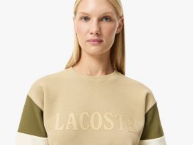 Женский свитшот Lacoste свободного кроя