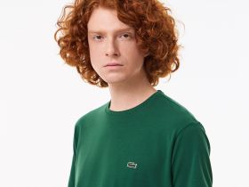 Мужская футболка Lacoste приталенного кроя