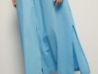 Сарафан макси с v-образными вырезом