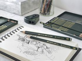 Карандаш чернографитный Faber-Castell "CASTELL-9000" НВ