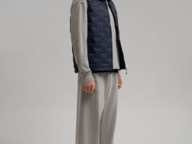 Стеганый пуховый жилет