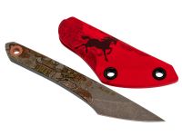 Нож N.C.Custom киридаши Лошадь stonewash, сталь AUS-8