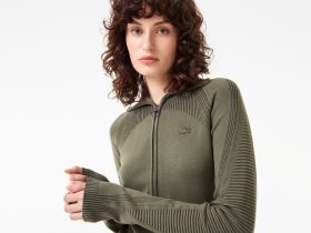 Женский свитер Lacoste на молнии