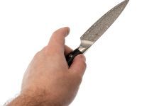 Кухонный нож Tuotown Шеф mini, сталь VG-10, рукоять G10