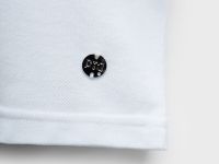 Джемпер трикотажный с воротником поло для девочек