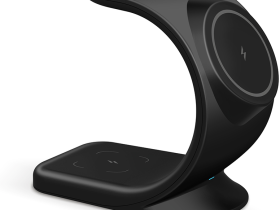 Беспроводное зарядное устройство VLP Powerstand для Apple 3-в-1 15 Вт Чёрное