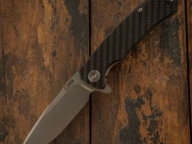 Складной нож CJRB Taiga, сталь D2, карбон