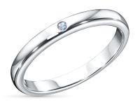 Обручальное кольцо из серебра э0612кц03153900