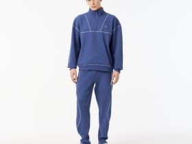 Мужская толстовка Lacoste из смеси эластичного органического хлопка