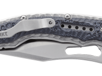 Складной нож CRKT Fossil™ BLACK WITH VEFF SERRATIONS™, сталь 8Cr13MoV, рукоять сталь 2Cr13, накладки G10