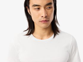 Набор мужских домашних футболок Lacoste с круглым вырезом (3шт.)