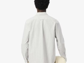 Мужская хлопковая рубашка Lacoste