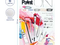 Альбом-склейка для смешанных техник Clairefontaine "Paint'ON" А5 24 л 250 г, 6 цветов