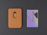 Складной нож Daggerr Cardknife сталь VG-10, рукоять Purple Ti/Carbon Fiber