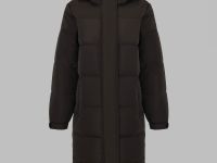 Длинный пуховик с натуральным пухом