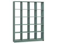 Стеллаж Бруно 1-162x210 Серо-зеленый