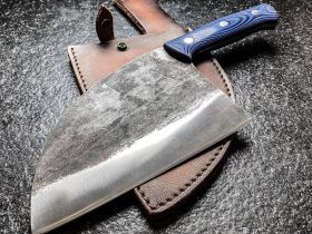 Сербский нож (топорик) Samura MAD BULL, сталь AUS-8, рукоять G10