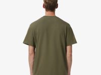 Мужская Футболка Lacoste из хлопка с нагрудным карманом